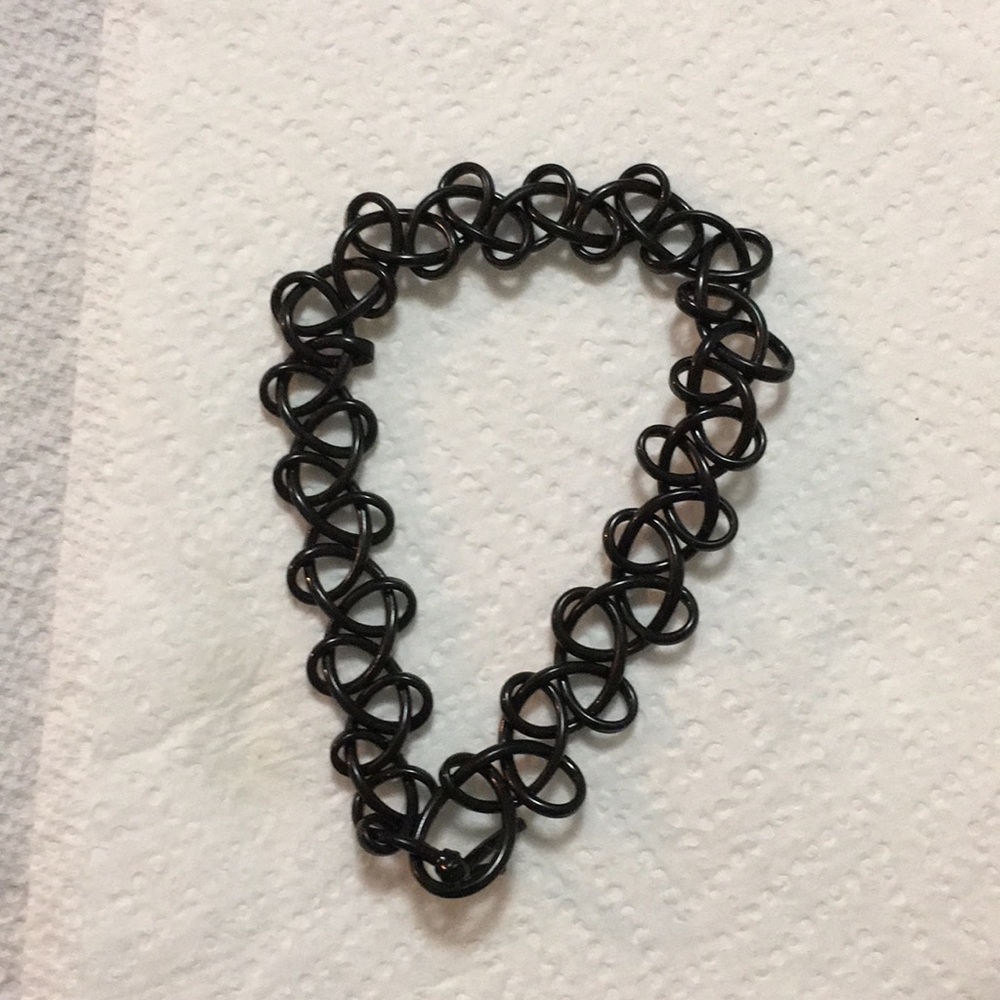 Thick Black Tattoo Choker